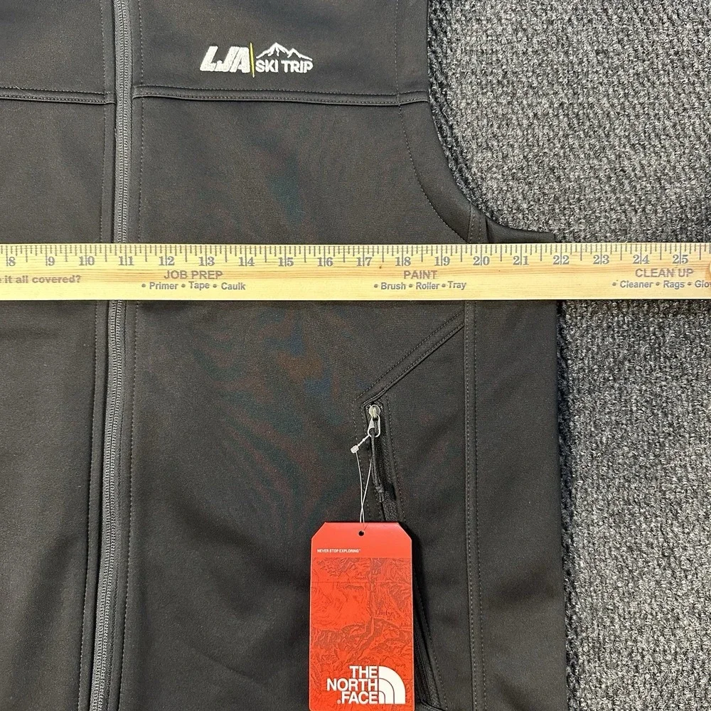 The North Face WindWall Vest Men's L NWT Black Full Zip Softshell Ski Trip